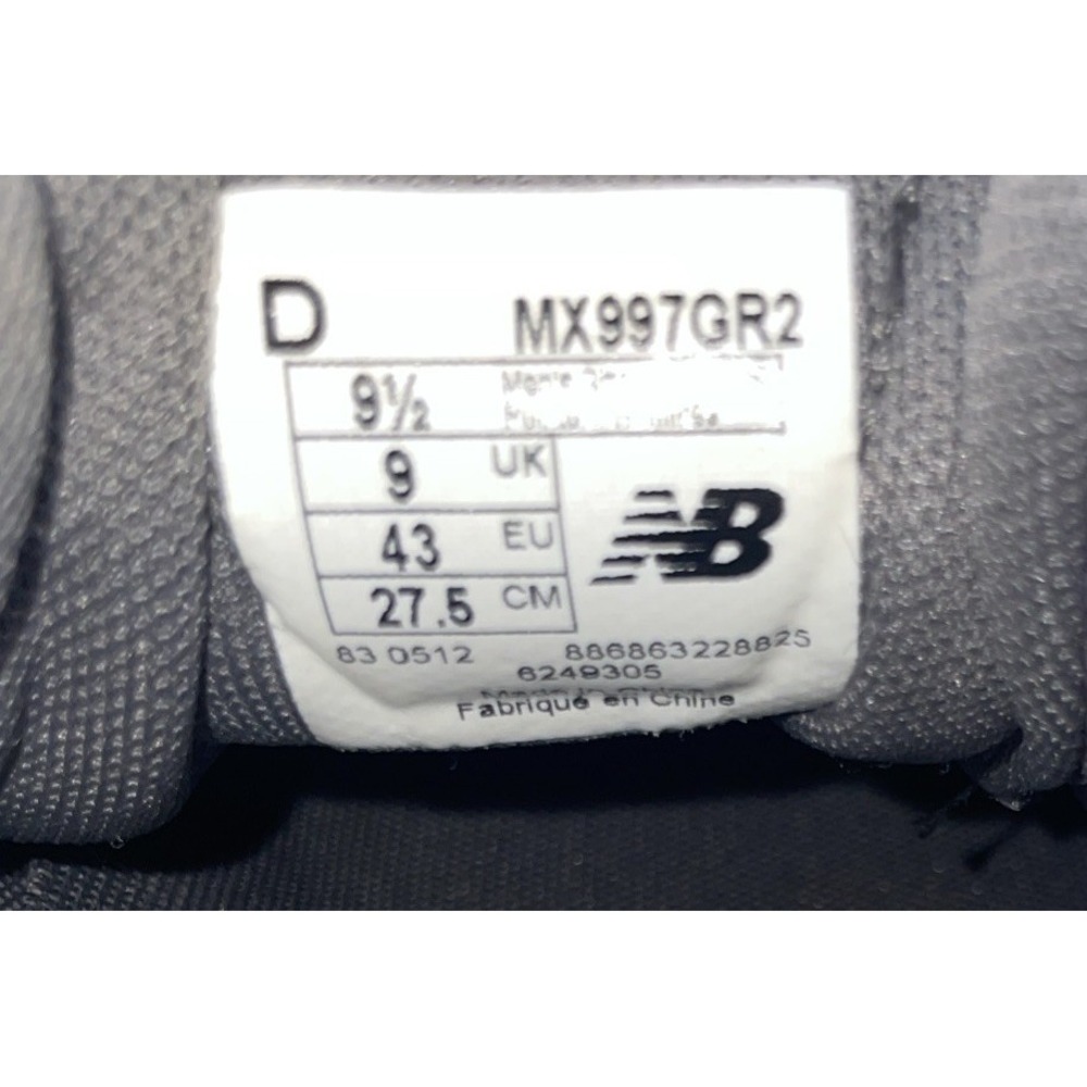 New Balance 997 Grey and‎ Navy Men's Size 9.5 Running Shoes Sneakers - Picture 9 of 9
